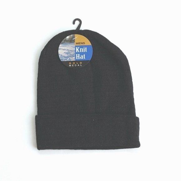 Gold Medal Other - Basic Black Beanie - Skull Cap - Skater Beanie